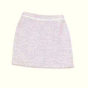 White House Black Market Herringbone Miniskirt, Black/White, 2